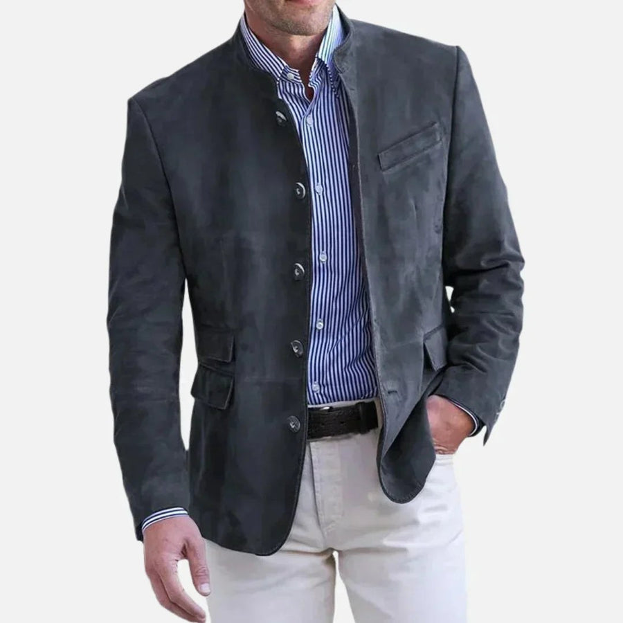 Leander Jacket in Navy