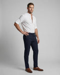 Leander Linen Shirt with Stand Collar