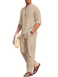 Leander Set in Beige