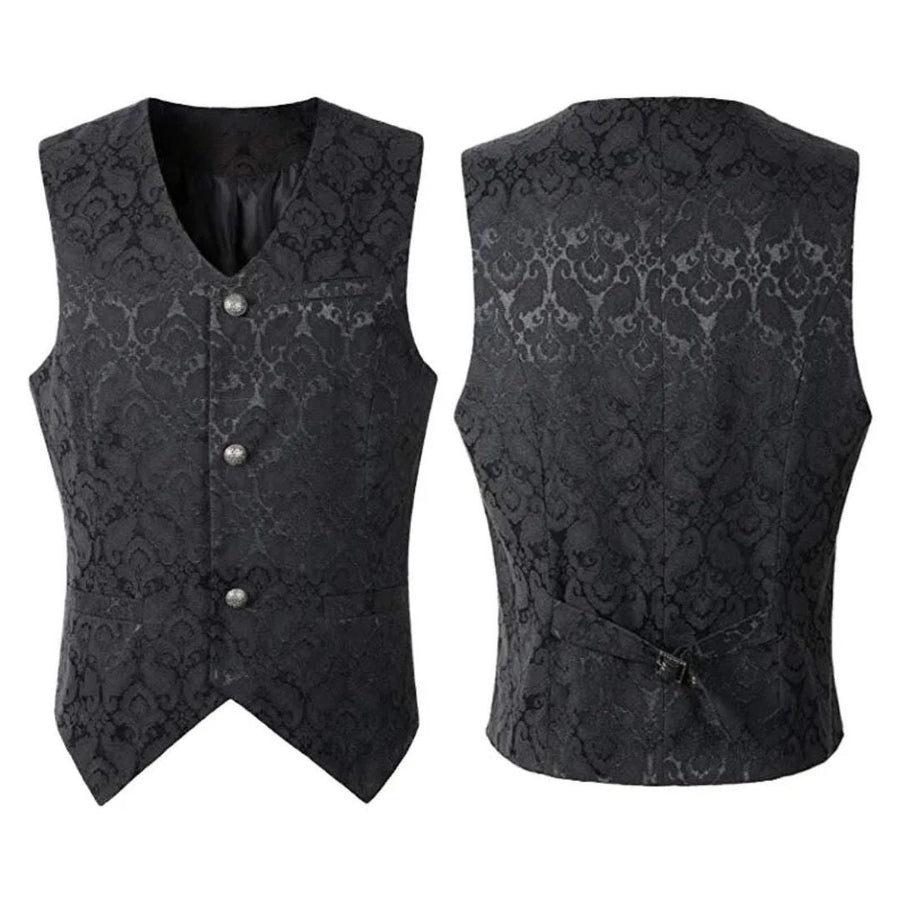 Leander Vest in Black