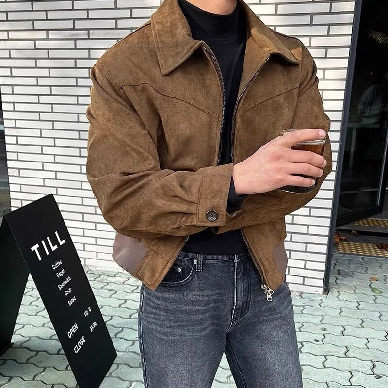 Leander Vintage Jacket in Brown