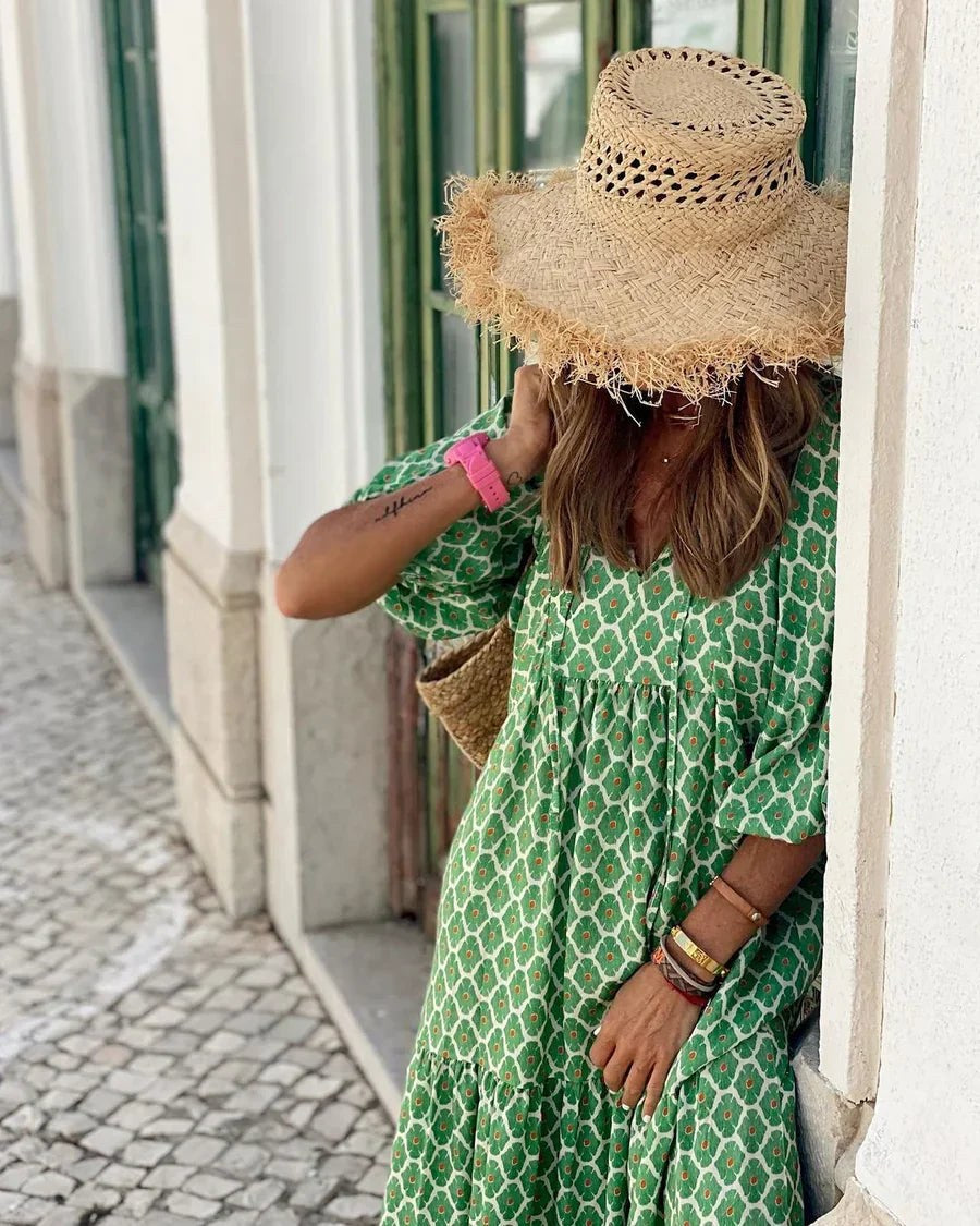 Leila Elegant Summer Dress
