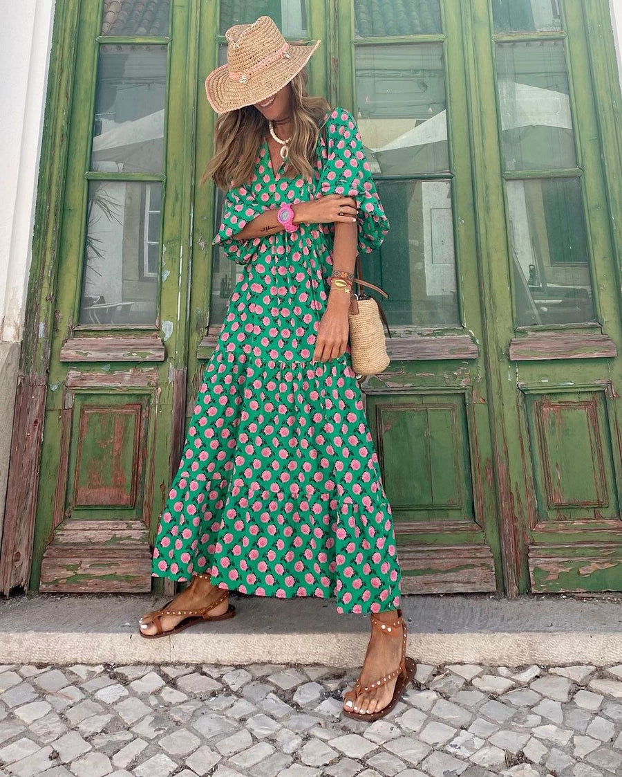 Leila Elegant Summer Dress