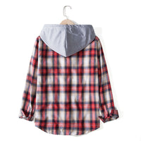 Leila Shirt with Hood in Green
