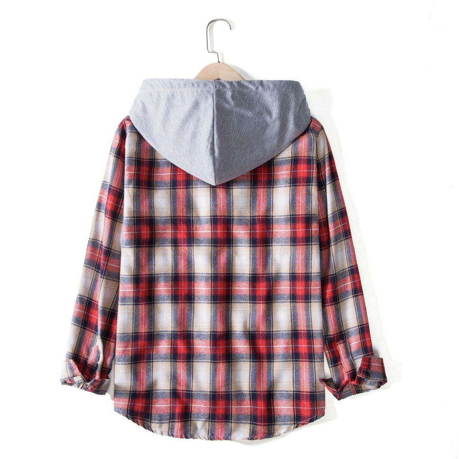 Leila Shirt with Hood in Green