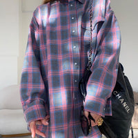 Lena Casual Shirt with Long Sleeve in Pink