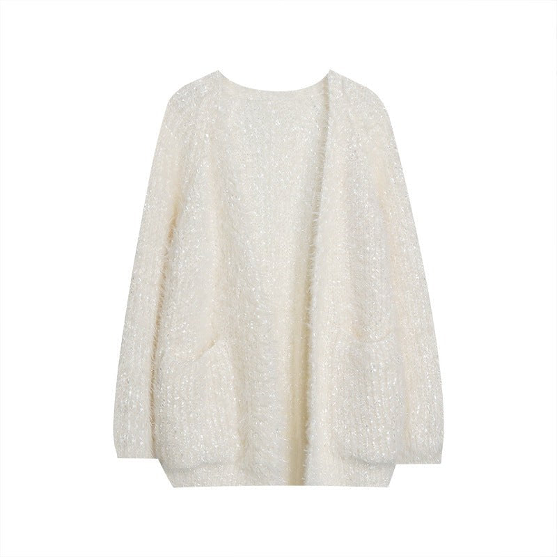 Lena Knit Cardigan in Apricot