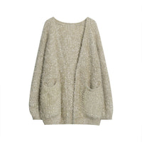 Lena Knit Cardigan in Khaki
