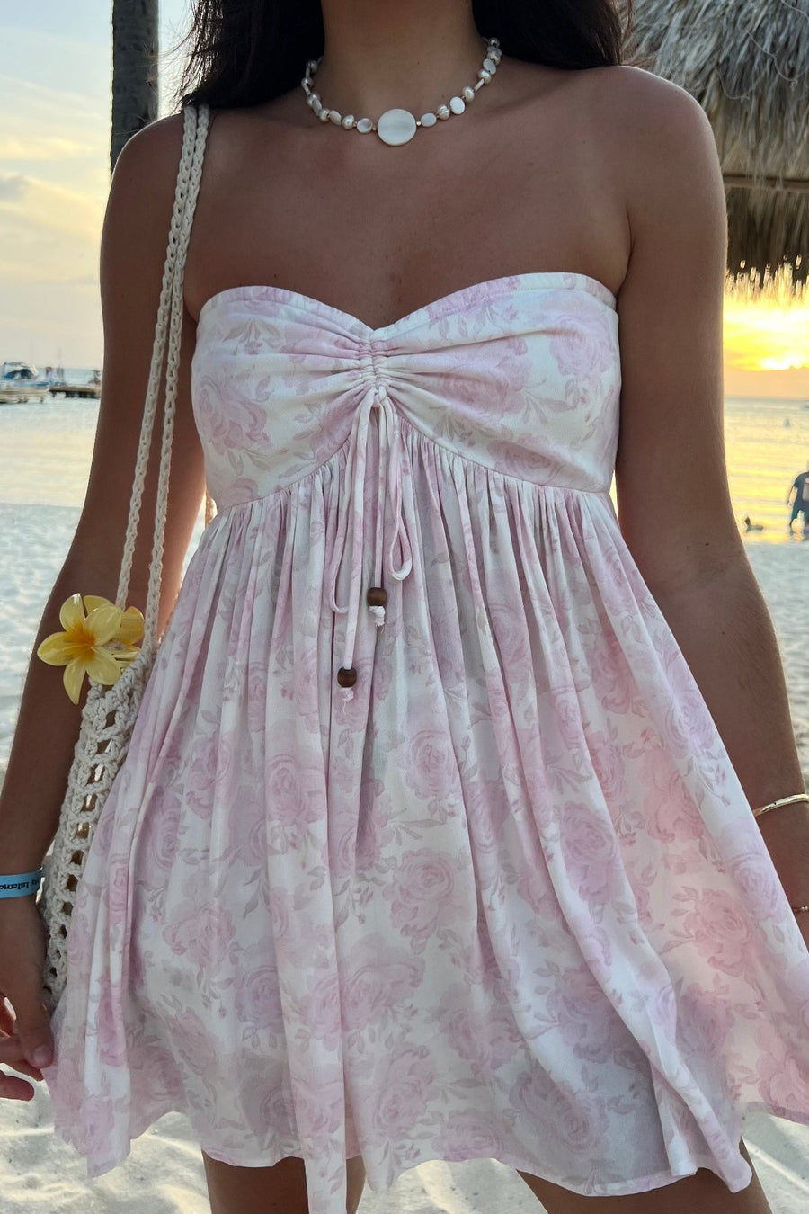 Rosalie Floral Babydoll Mini Dress