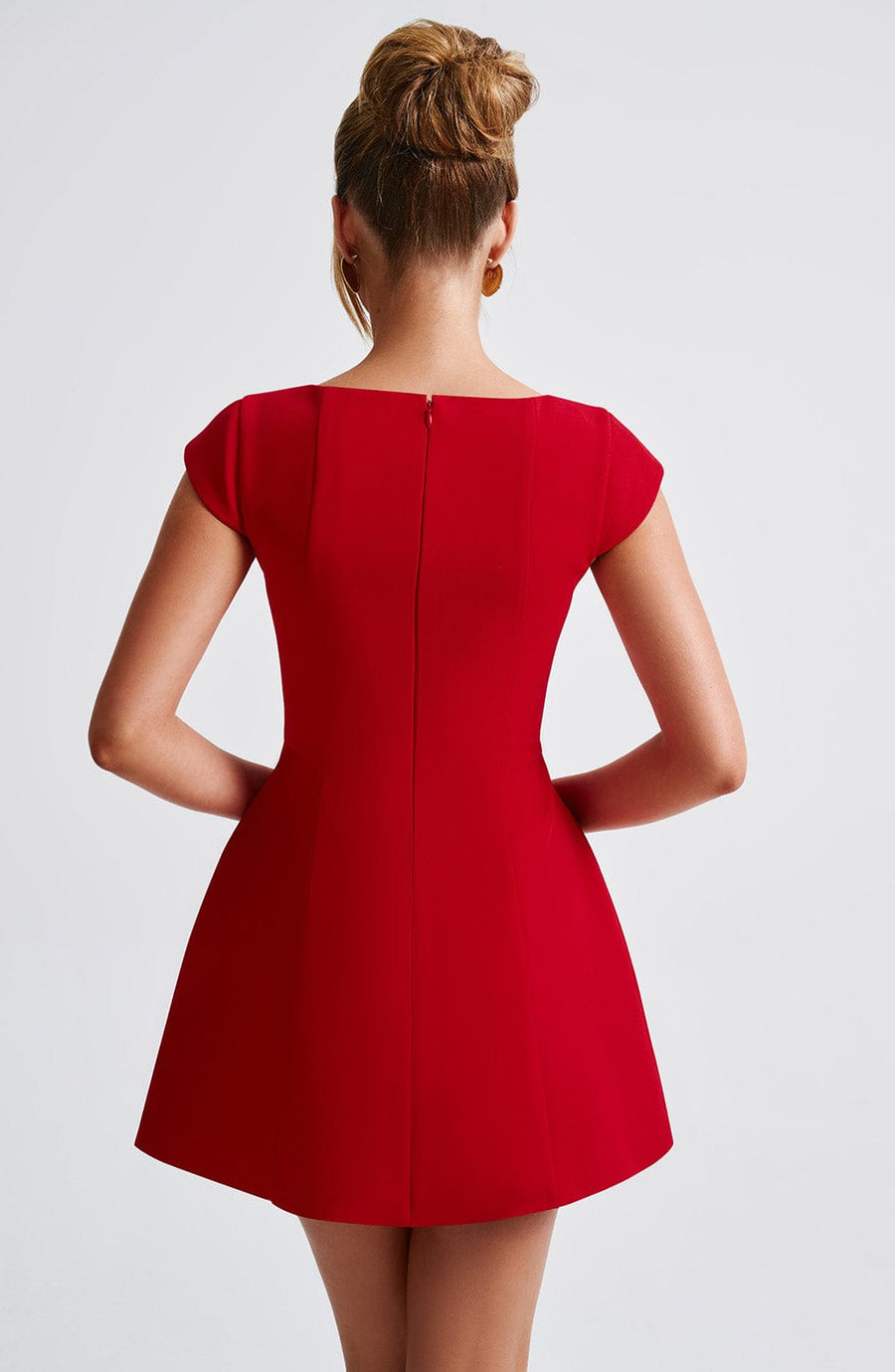 Catherine Mini Dress - Red