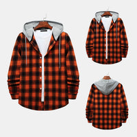 Lena Shirt with Checked and Hood