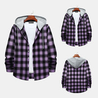 Lena Shirt with Checked and Hood