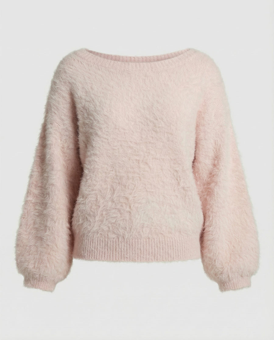 Lena Sweater with Oversized in Pink