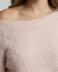 Lena Sweater with Oversized in Pink
