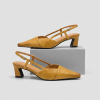 Leni Pointed Toe Slingback in Ginger