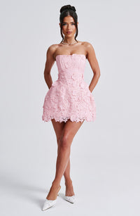 Mirela Mini Dress – Blush