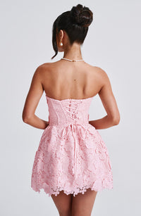 Mirela Mini Dress – Blush