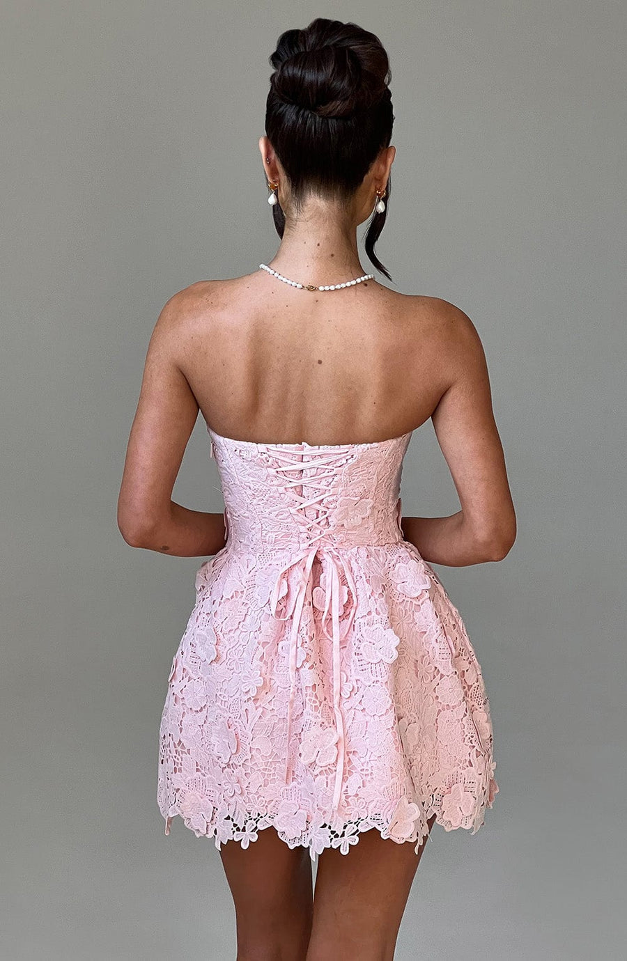 Mirela Mini Dress – Blush