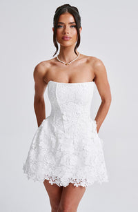 Mirela Mini Dress – Ivory