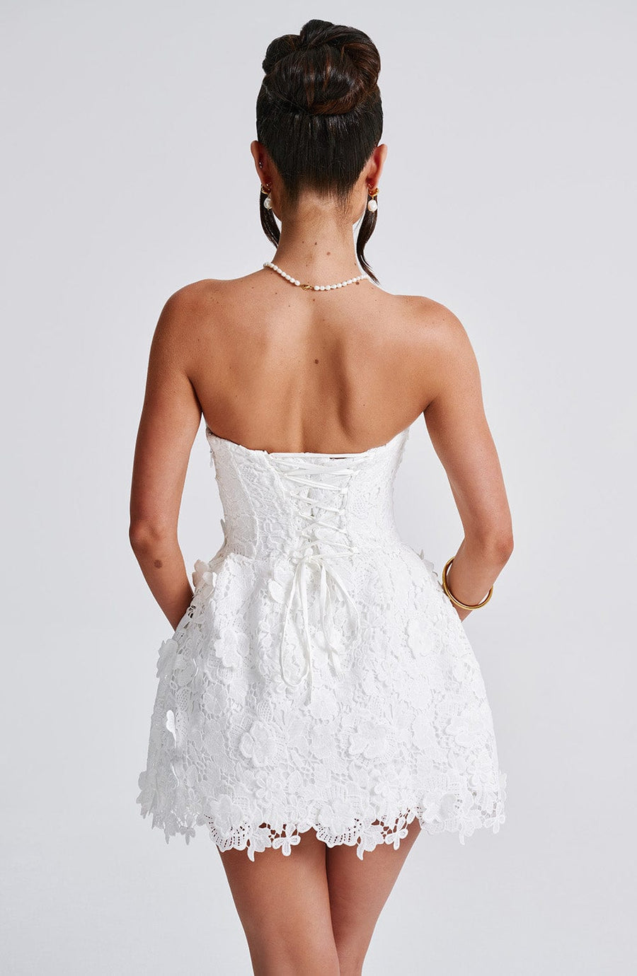 Mirela Mini Dress – Ivory