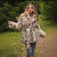 Leonie Elegant Coat with Belted
