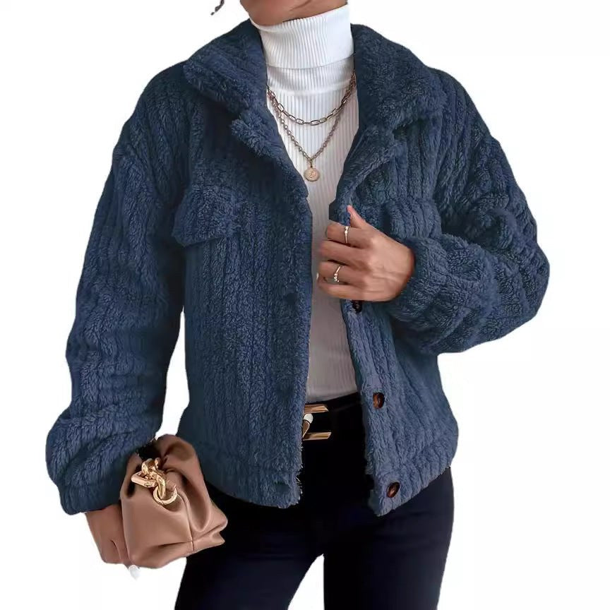 Leonie Jacket with Oversized in Brown
