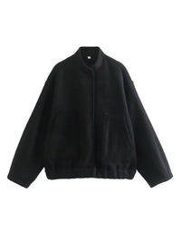Leonie Jacket with Pockets in Black