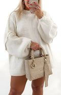 Leonie Knit Sweater with Oversized