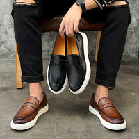Leopold Casual Loafers in Black