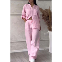 Leopold Cotton Set in Pink