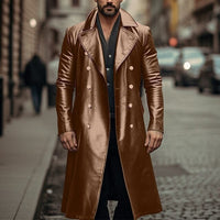 Leopold Elegant Trench Coat in Brown