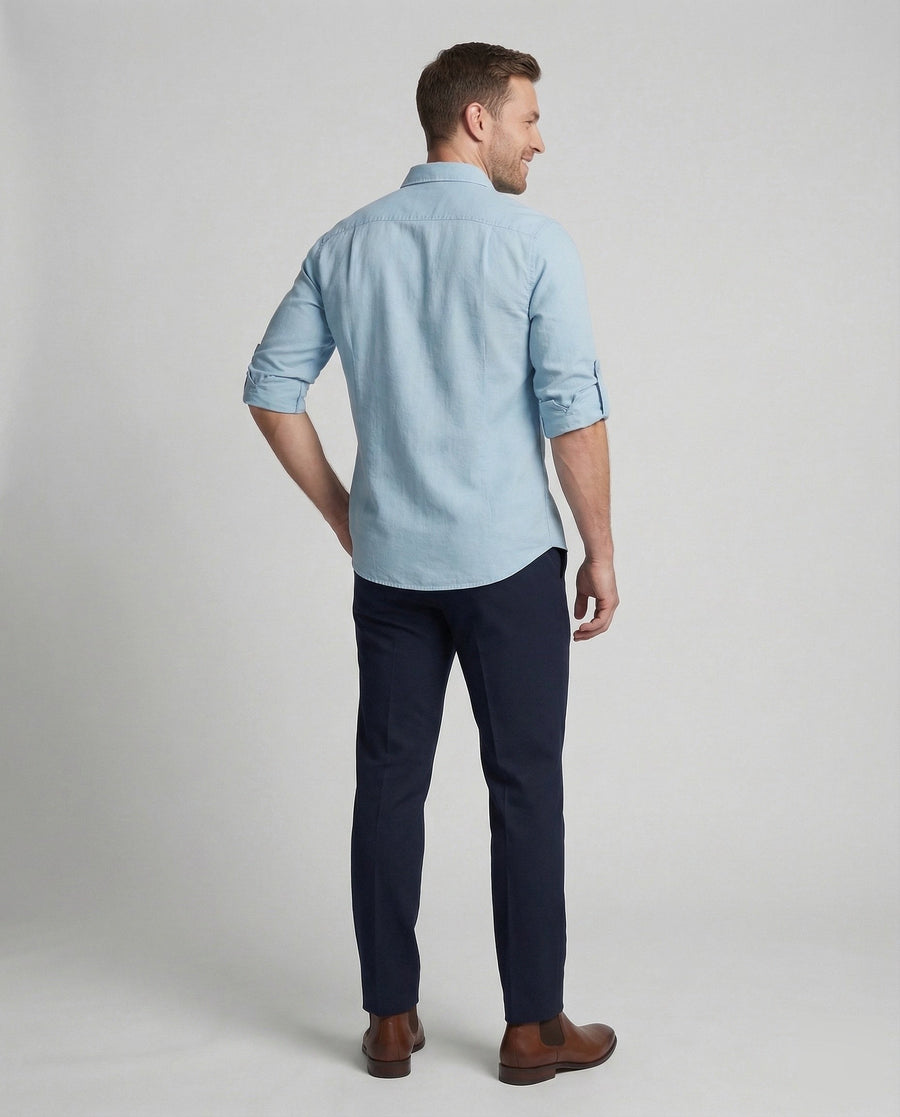 Leopold Linen Shirt with Long Sleeve