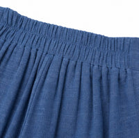 Lerwick Women's High Waist Wide Leg Pants in Blue