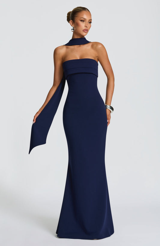 Carlotta Maxi Dress - Navy
