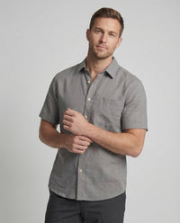 Levi Linen Shirt with Short Sleeve