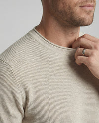 Levi Linen T-Shirt in Khaki
