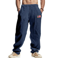 Levi Relaxed Linen Trousers with Elastic Waist