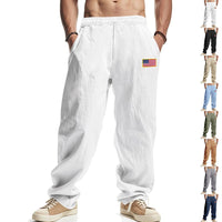 Levi Relaxed Linen Trousers with Elastic Waist