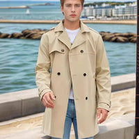 Levi Trench Coat with Pockets