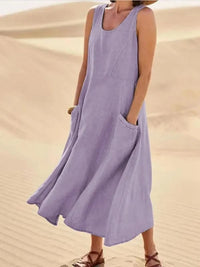 Liana Comfortable Dress in Purple