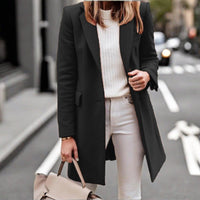 Liana Elegant Coat in Black