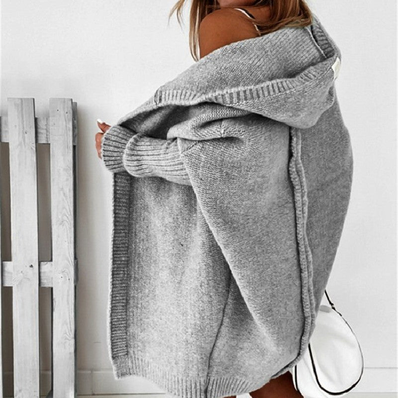 Liana Knit Cardigan with Hood