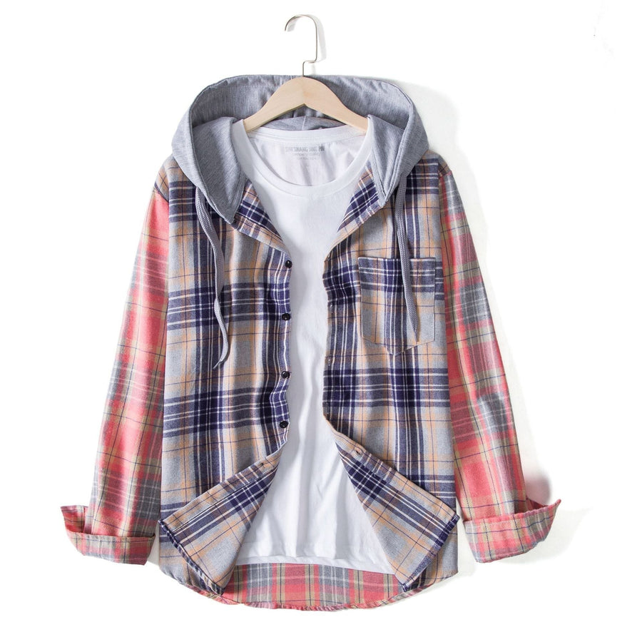 Liana Shirt with Hood in Khaki