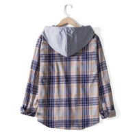 Liana Shirt with Hood in Red