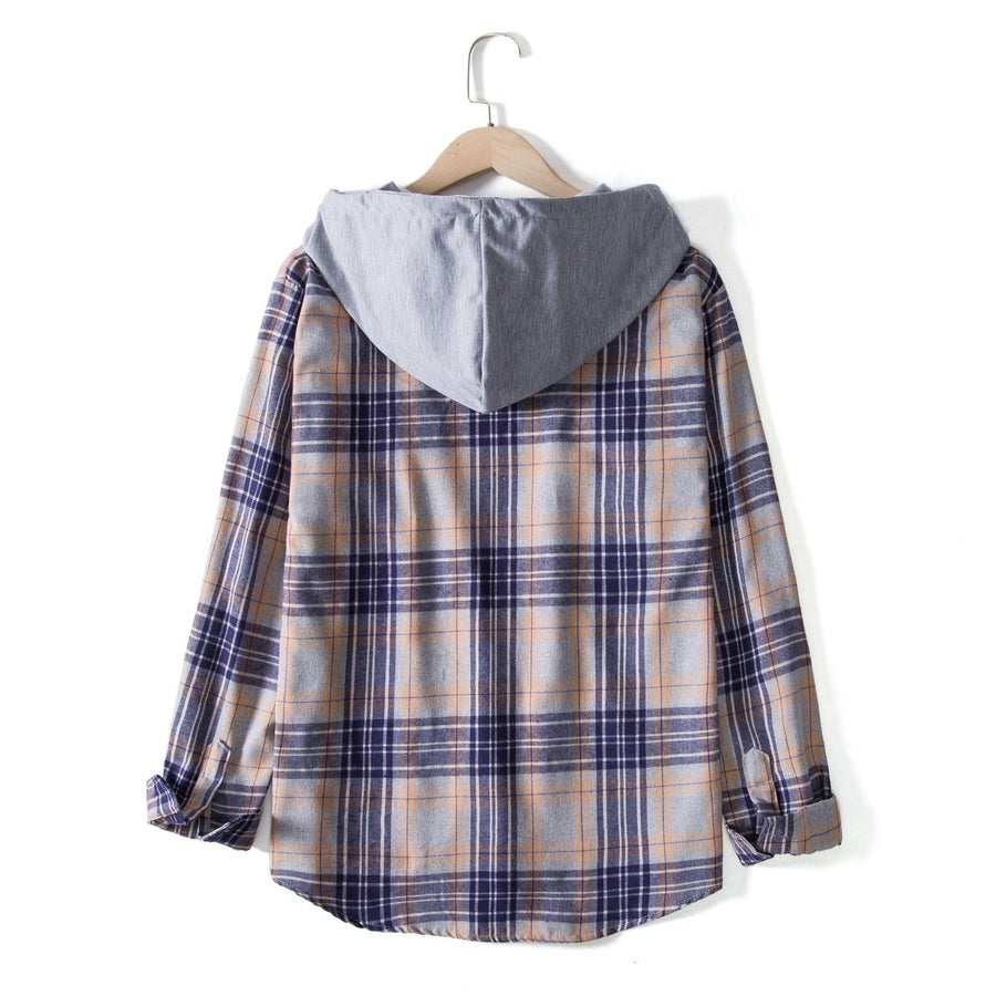 Liana Shirt with Hood in Red