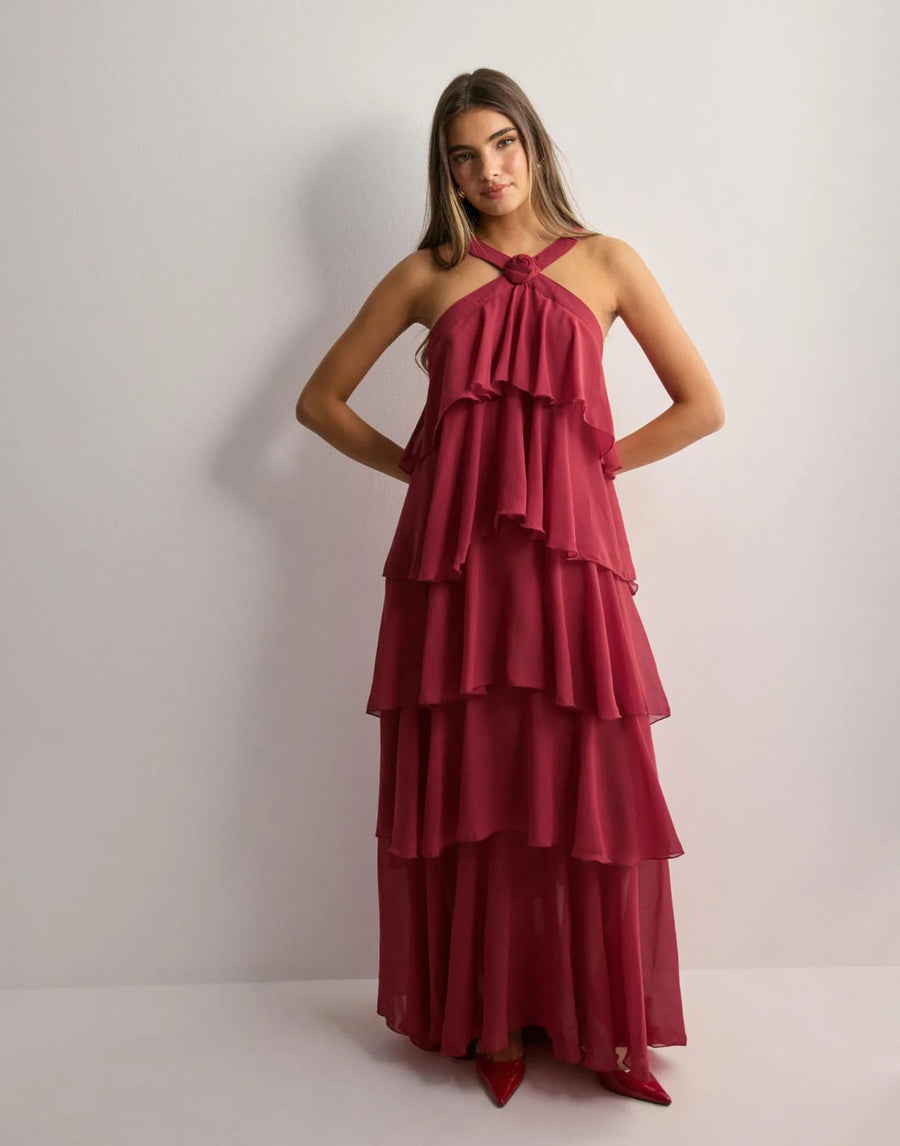 Licia | Maxi Dress in Red
