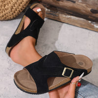 Lidiya Stylish Non Slip And Strap Sandal in Beige
