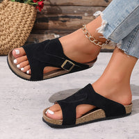 Lidiya Stylish Non Slip And Strap Sandal in Beige