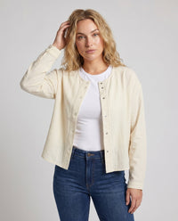 Lila Casual Linen Blouse