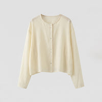 Lila Casual Linen Blouse in Yellow